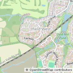 Map of Crawley