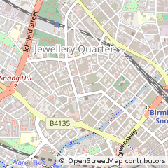 Map of Birmingham, West Midlands