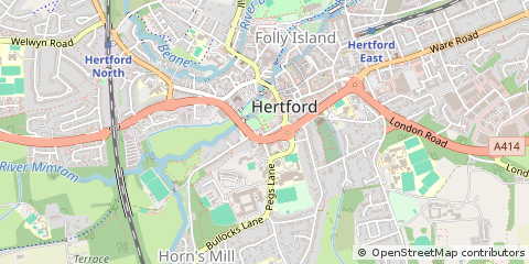 Map of Hertfordshire