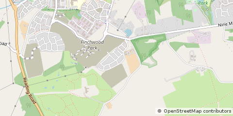 Map of Wokingham, Camberley