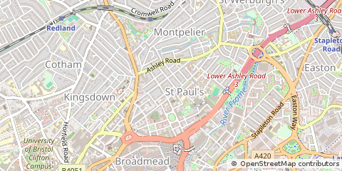 Map of Bristol