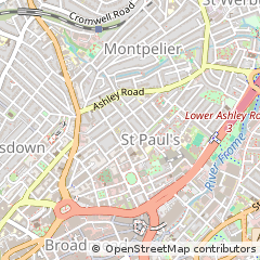 Map of Bristol