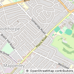 Map of Nottingham, Nottinghamshire