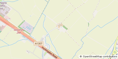 Map of Cambridge, Cambridgeshire