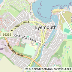 Map of Eyemouth, Berwickshire