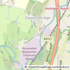 Map of Haslingden Rossendale, Lancashire