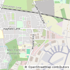 Map of Doncaster, South Yorkshire