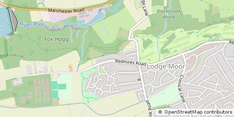 Map of South Yorkshire
