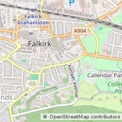 Map of Falkirk