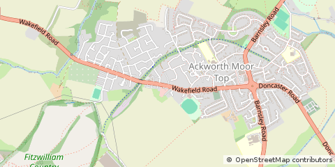 Map of Pontefract