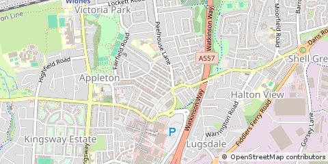 Map of Widnes
