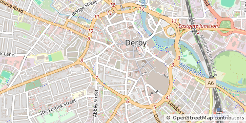 Map of Derby