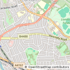 Map of Cardiff