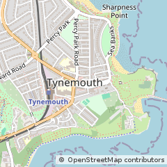 Map of North Shields
