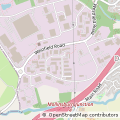 Map of Cumbernauld, N. Lanarkshire