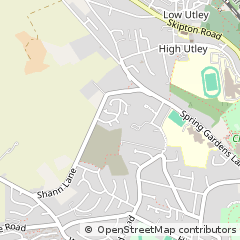 Map of Keighley, West Yorkshire