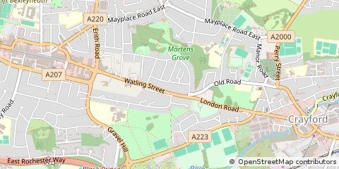 Map of Bexleyheath, Kent