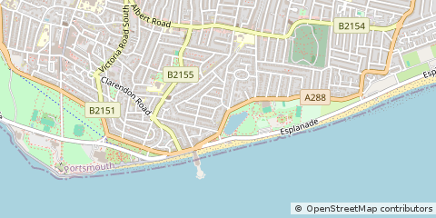 Map of Southsea