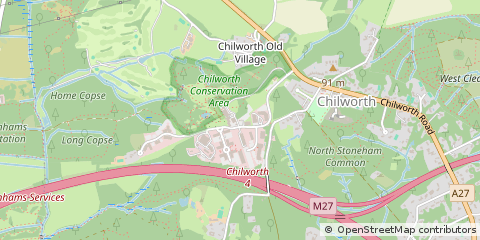 Map of Southampton, Chilworth