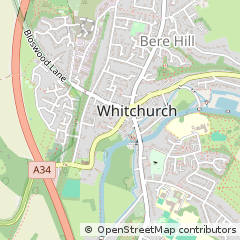 Map of Whitchurch, Hampshire