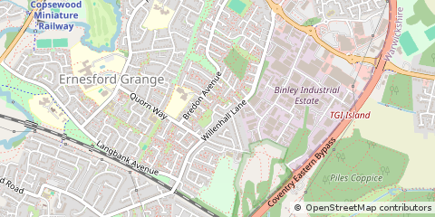 Map of Coventry