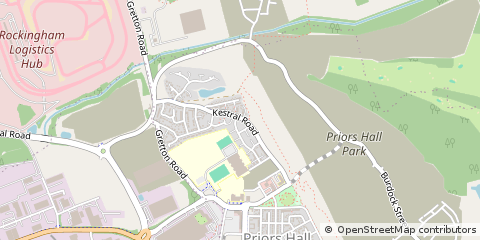 Map of Corby, Northamptonshire