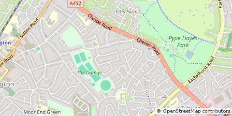 Map of Birmingham, West Midlands