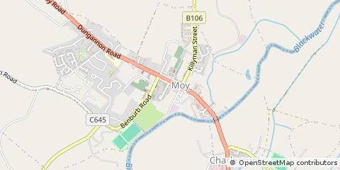 Map of MOY, Co Tyrone