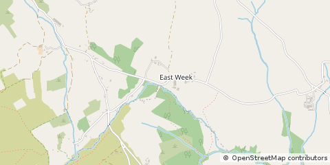 Map of Okehampton, Devon