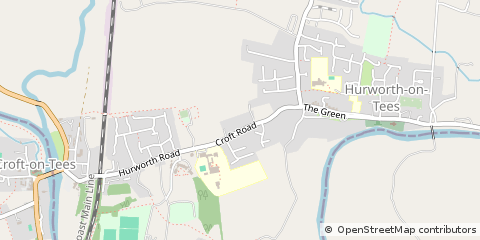 Map of Darlington