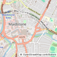 Map of Maidstone, Kent