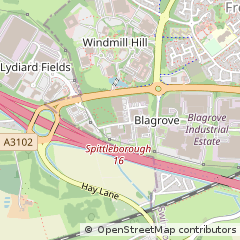 Map of Swindon, Wiltshire