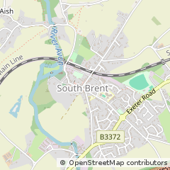 Map of South Brent