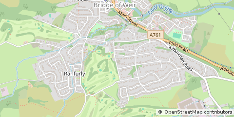 Map of Renfrewshire