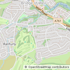Map of Renfrewshire