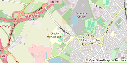 Map of Cheslyn HAY