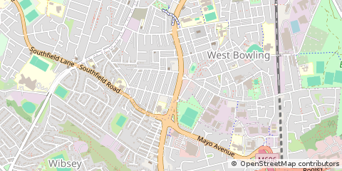 Map of Bradford