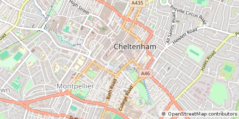 Map of Cheltenham