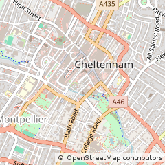Map of Cheltenham