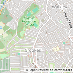 Map of Sheffield