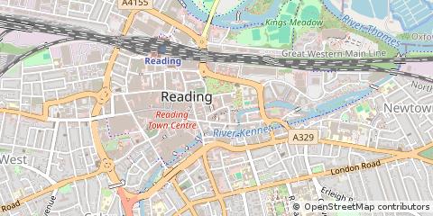 Map of Reading