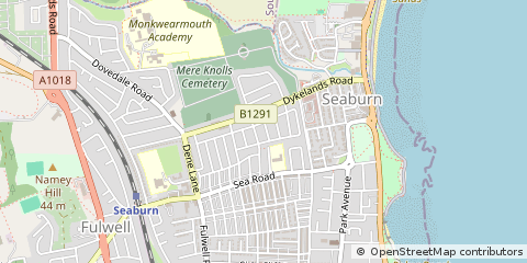 Map of Sunderland