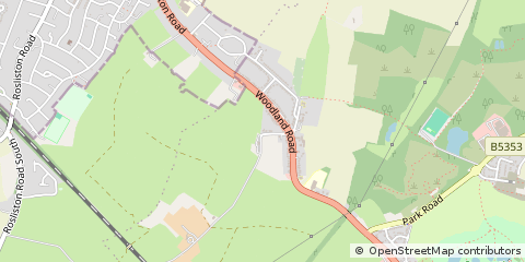 Map of Burton Upon Trent, Derbyshire