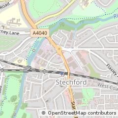 Map of Birmingham, West Midlands