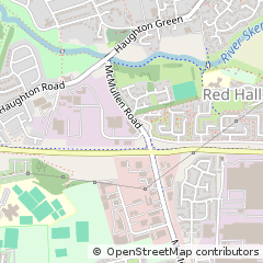 Map of Darlington, Co Durham