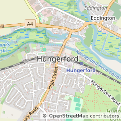 Map of Hungerford, Berkshire