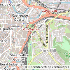 Map of Sheffield