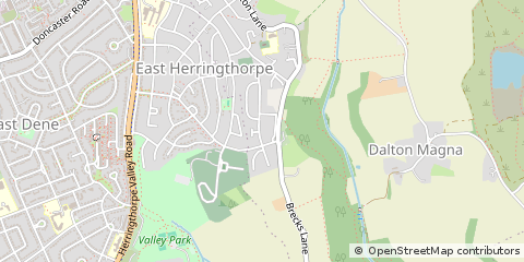 Map of Rotherham
