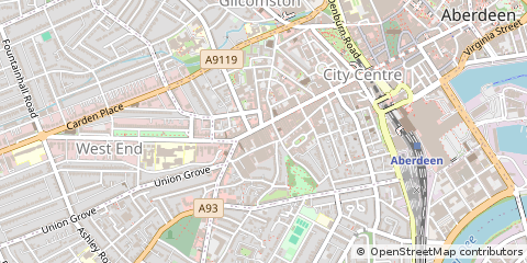 Map of Aberdeen