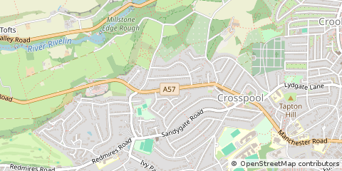 Map of Sheffield
